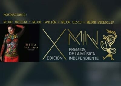 Rita Valero 4 Nominaciones a los Premios MIN