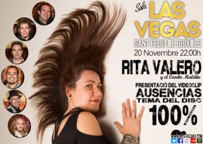 Presentación Videoclip ‘Ausencias’ tema del disco 100% en Las Vegas
